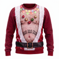 JollyBod Festive Dad Bod Christmas sweater fair tone product photo