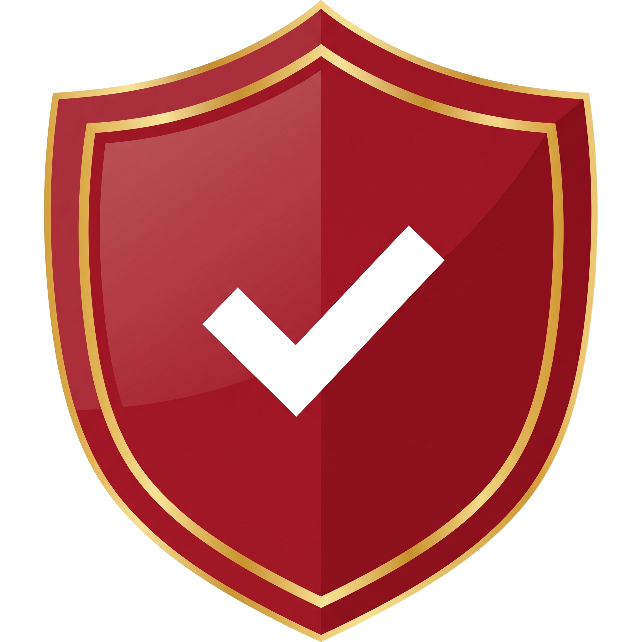 Shipping Protection shield icon transparent